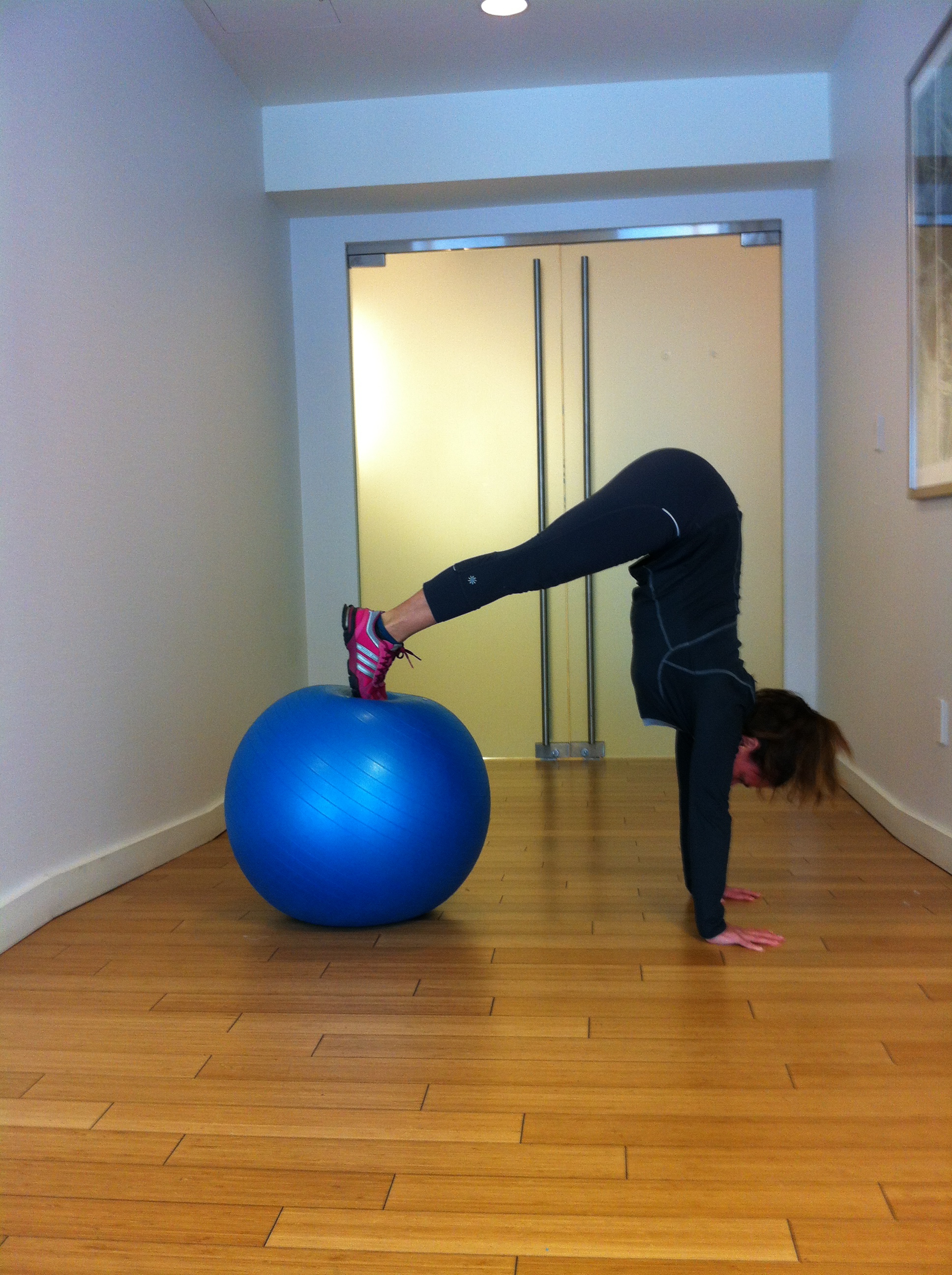 5 Stretches Using Aerobic Ball